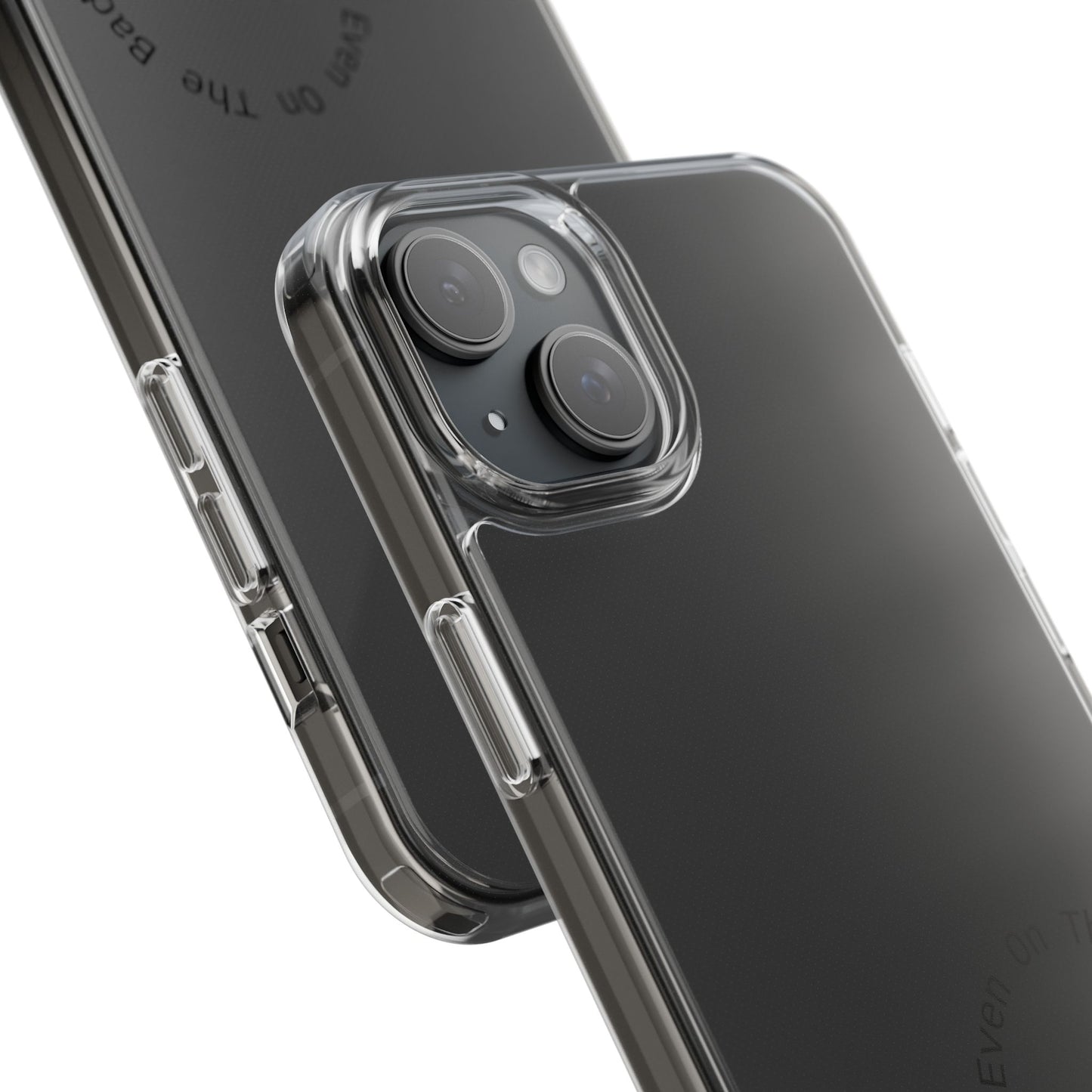 Motivational Phone Case Clear/Black