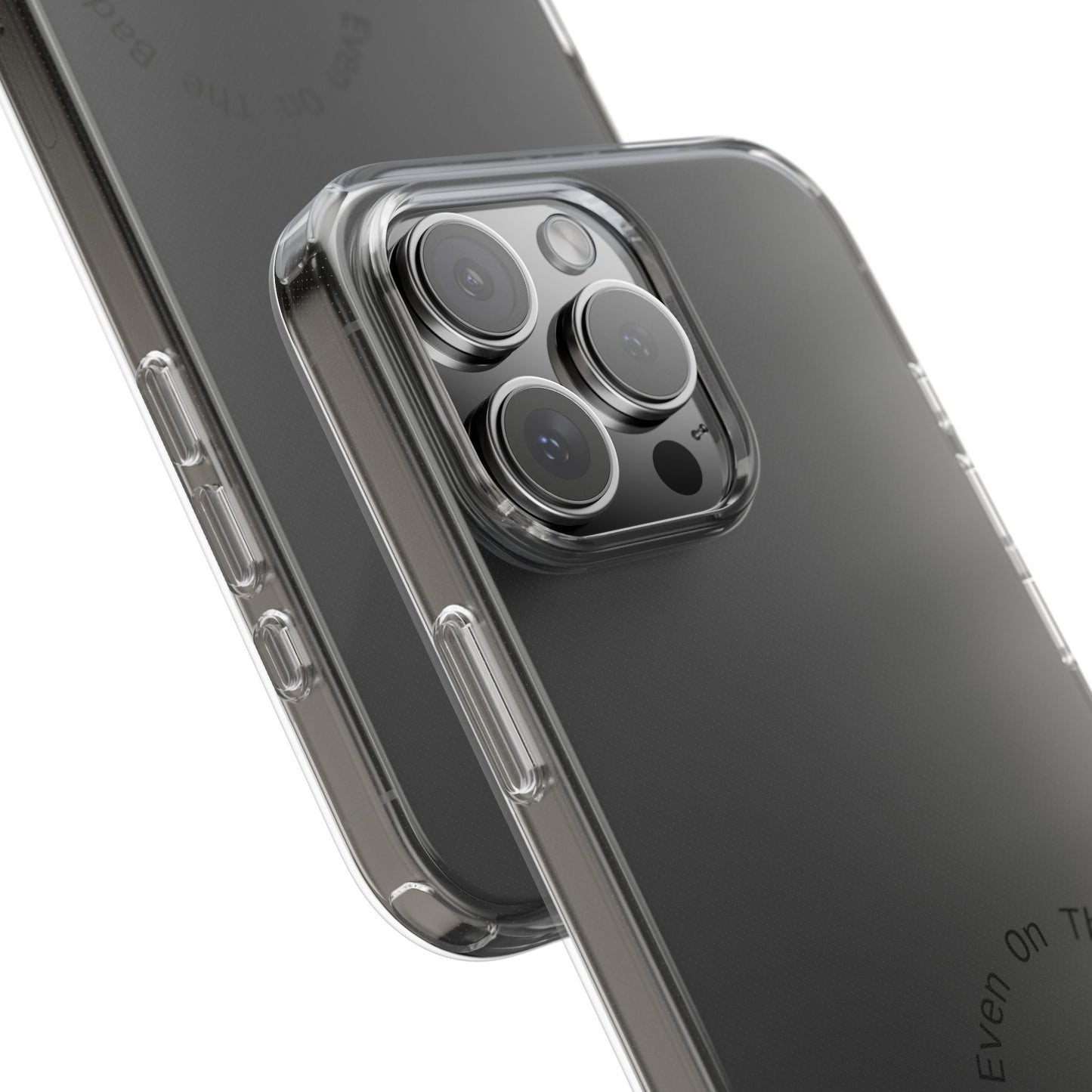 Motivational Phone Case Clear/Black