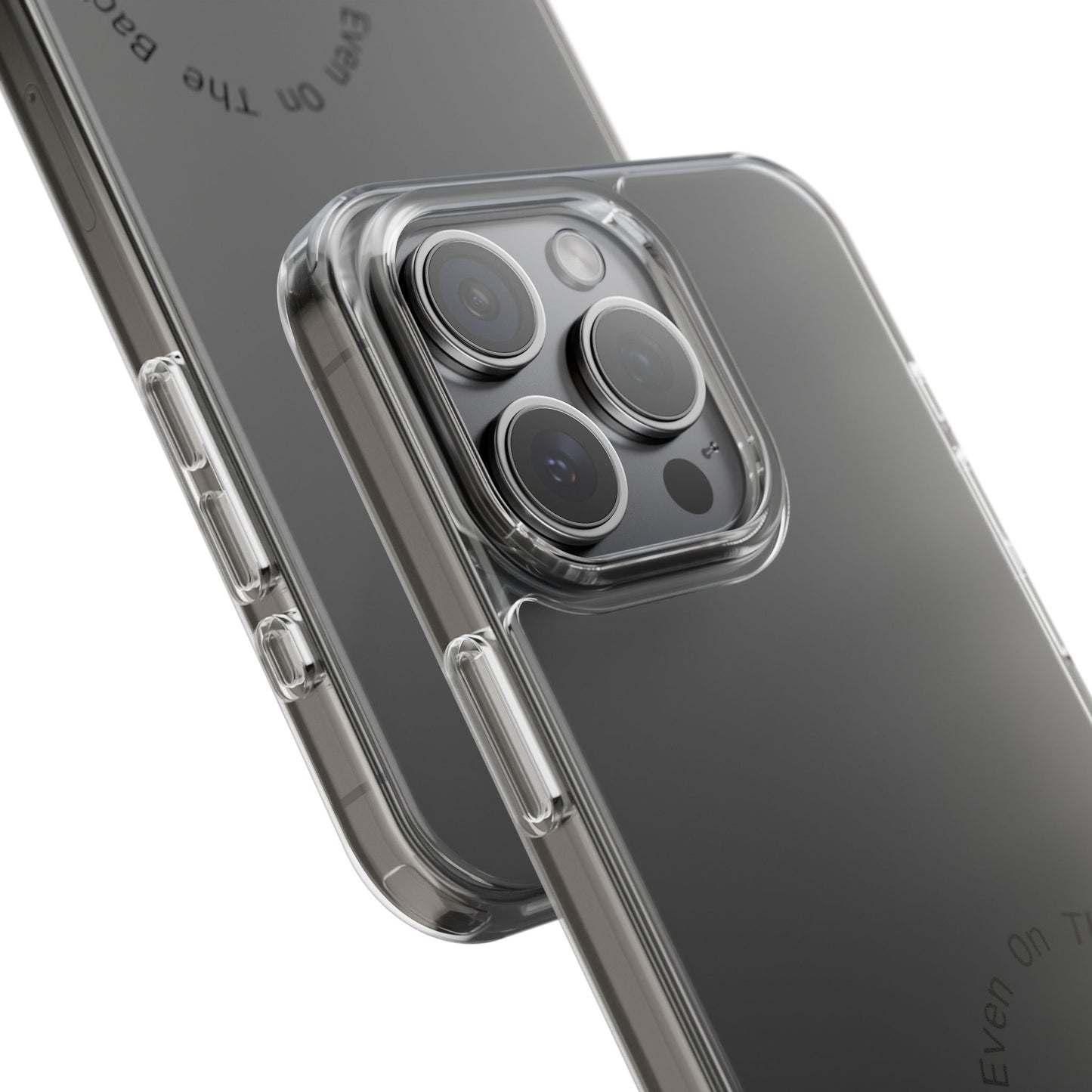 Motivational Phone Case Clear/Black