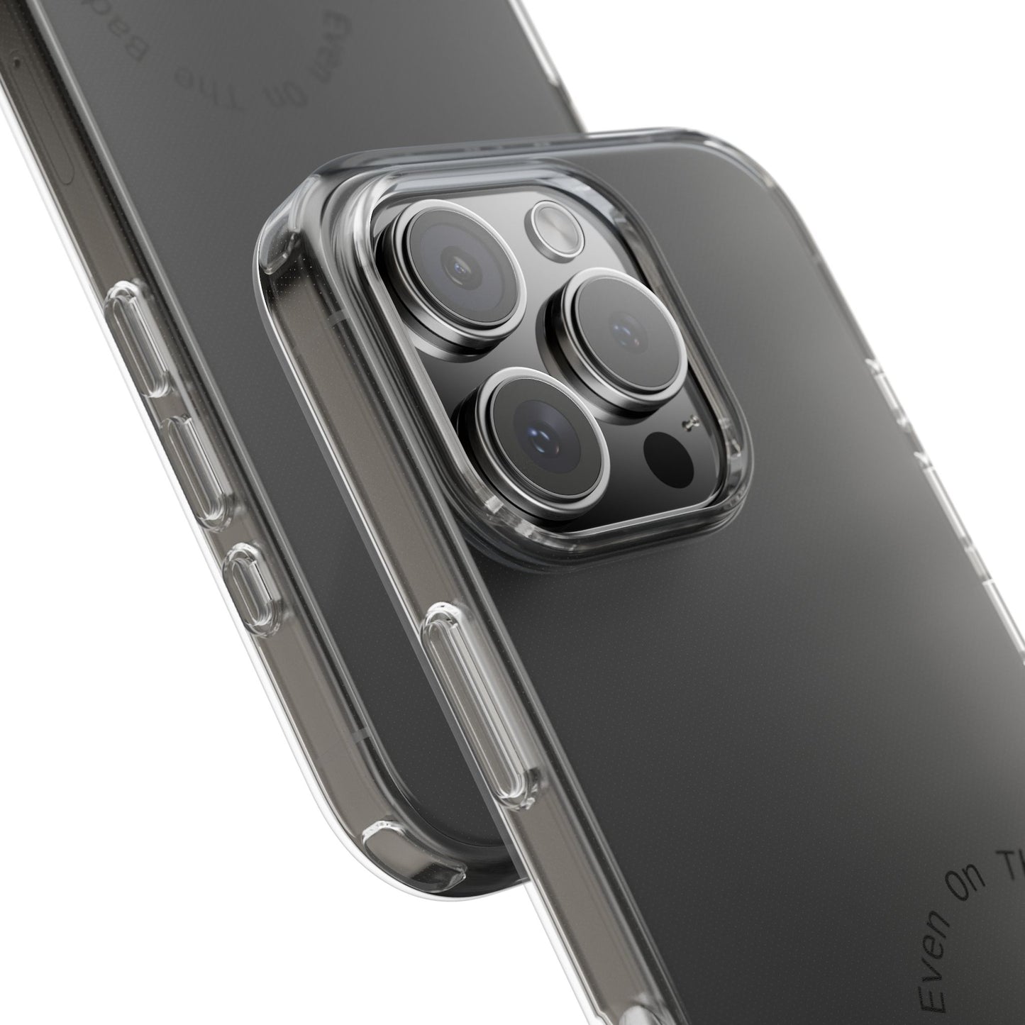 Motivational Phone Case Clear/Black