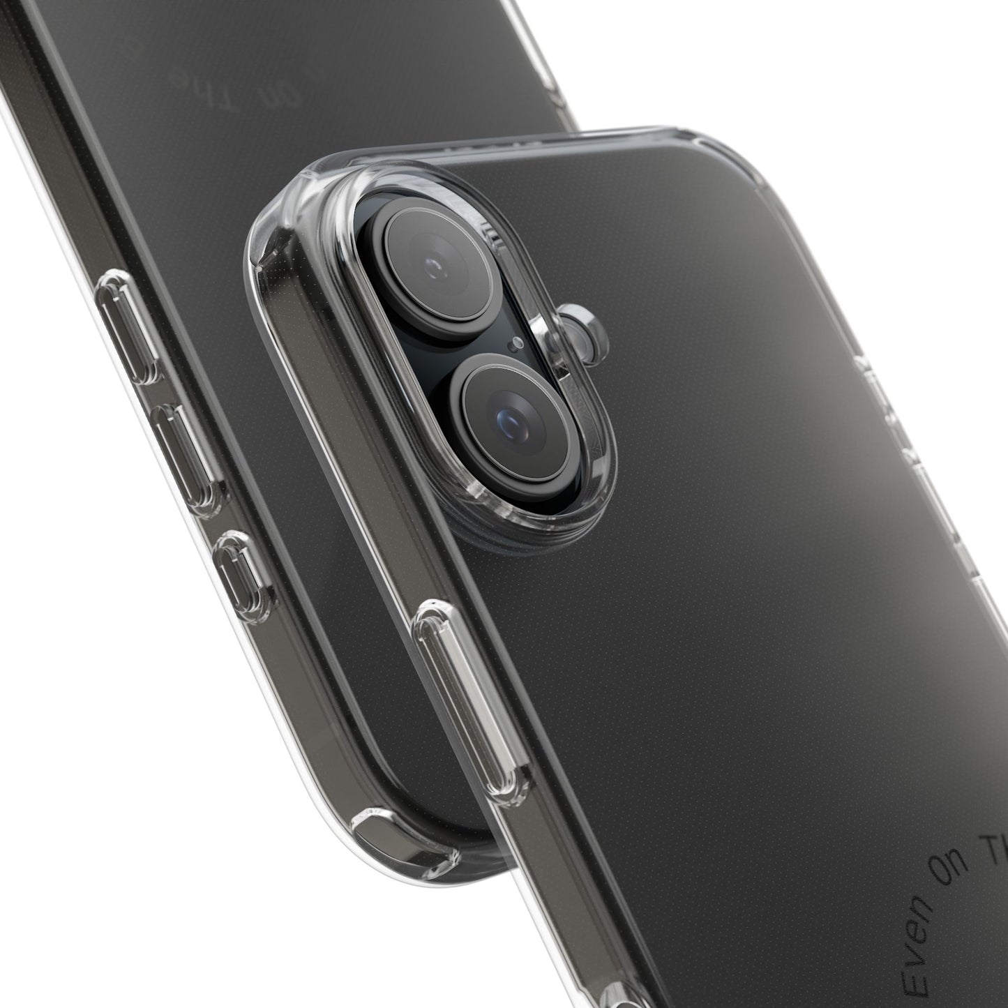 Motivational Phone Case Clear/Black