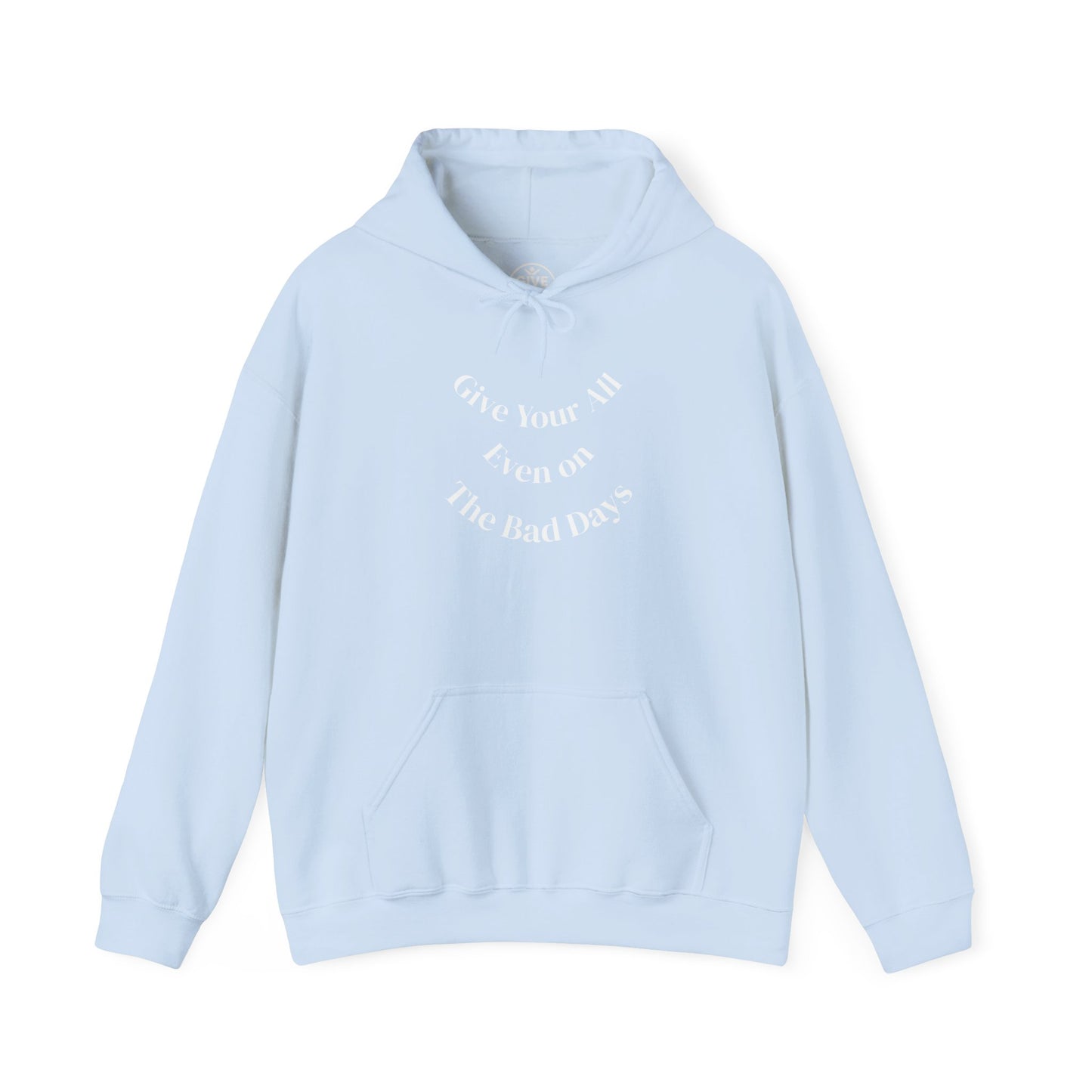 "Give Your All" Wavy Logo Hoodie