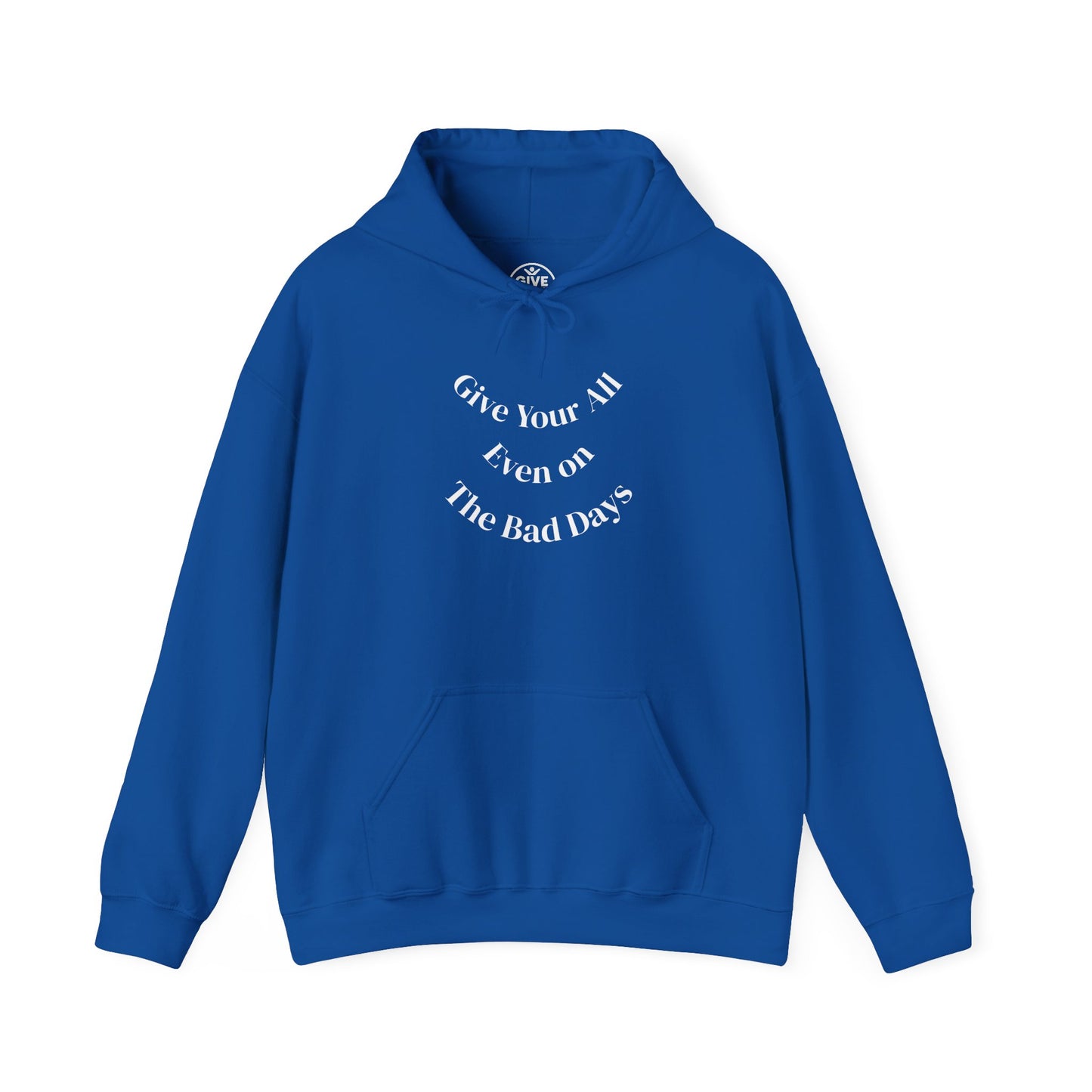 "Give Your All" Wavy Logo Hoodie