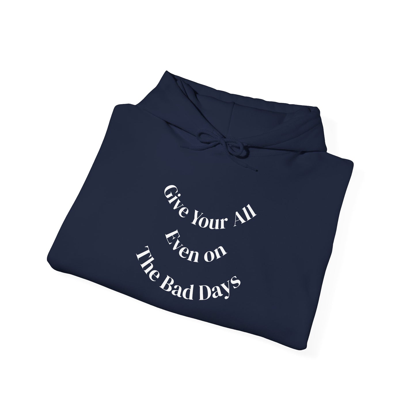 "Give Your All" Wavy Logo Hoodie
