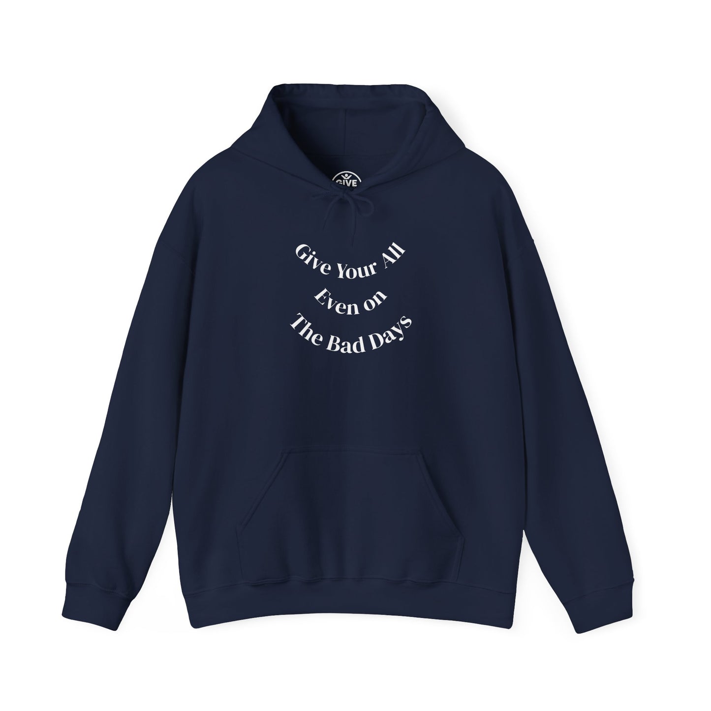 "Give Your All" Wavy Logo Hoodie