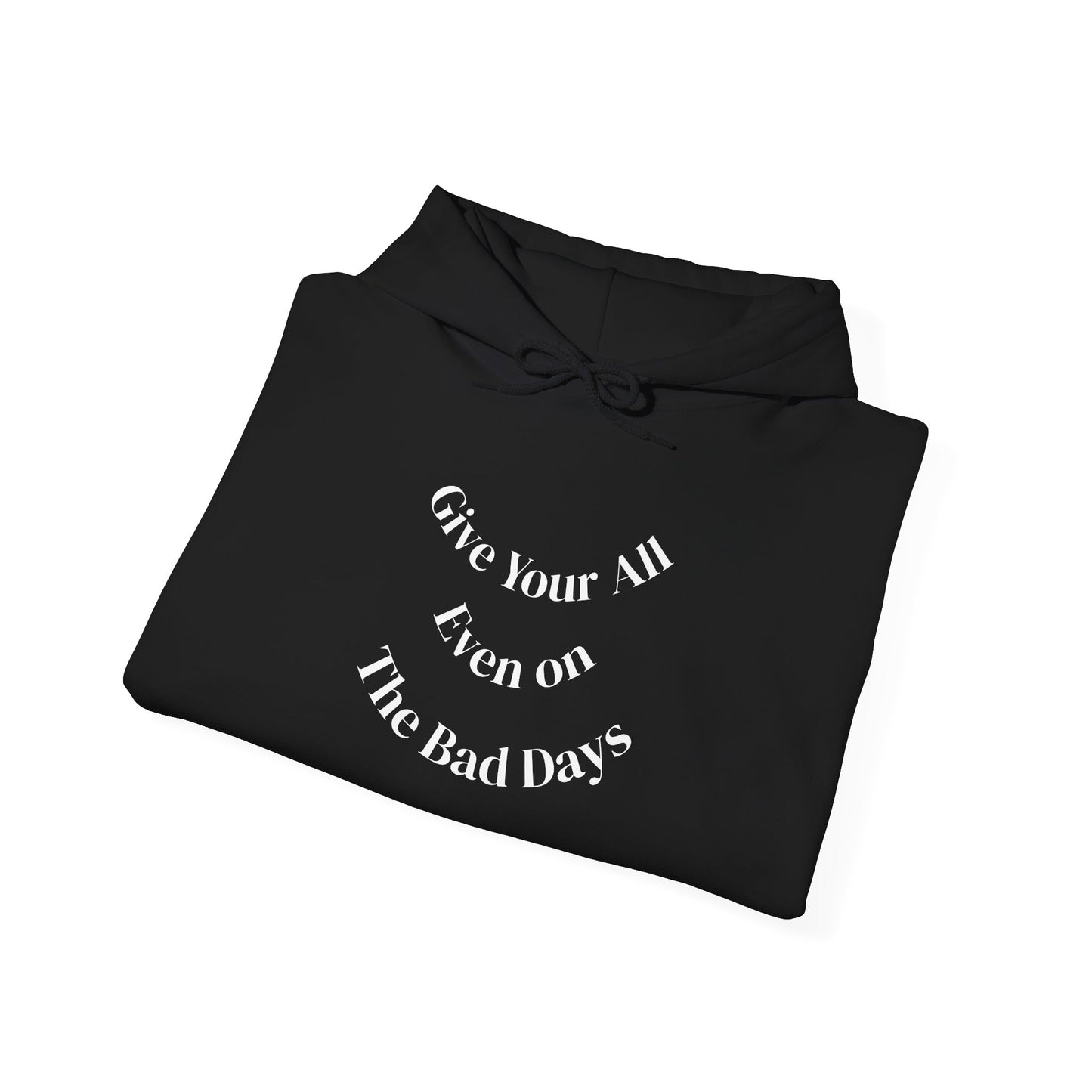 "Give Your All" Wavy Logo Hoodie