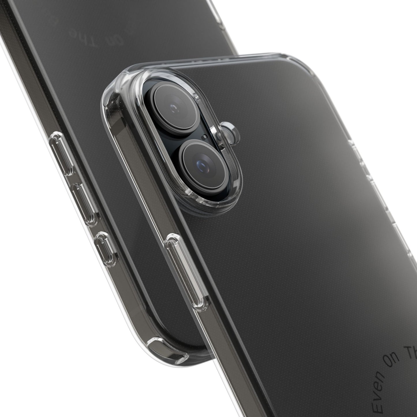 Motivational Phone Case Clear/Black