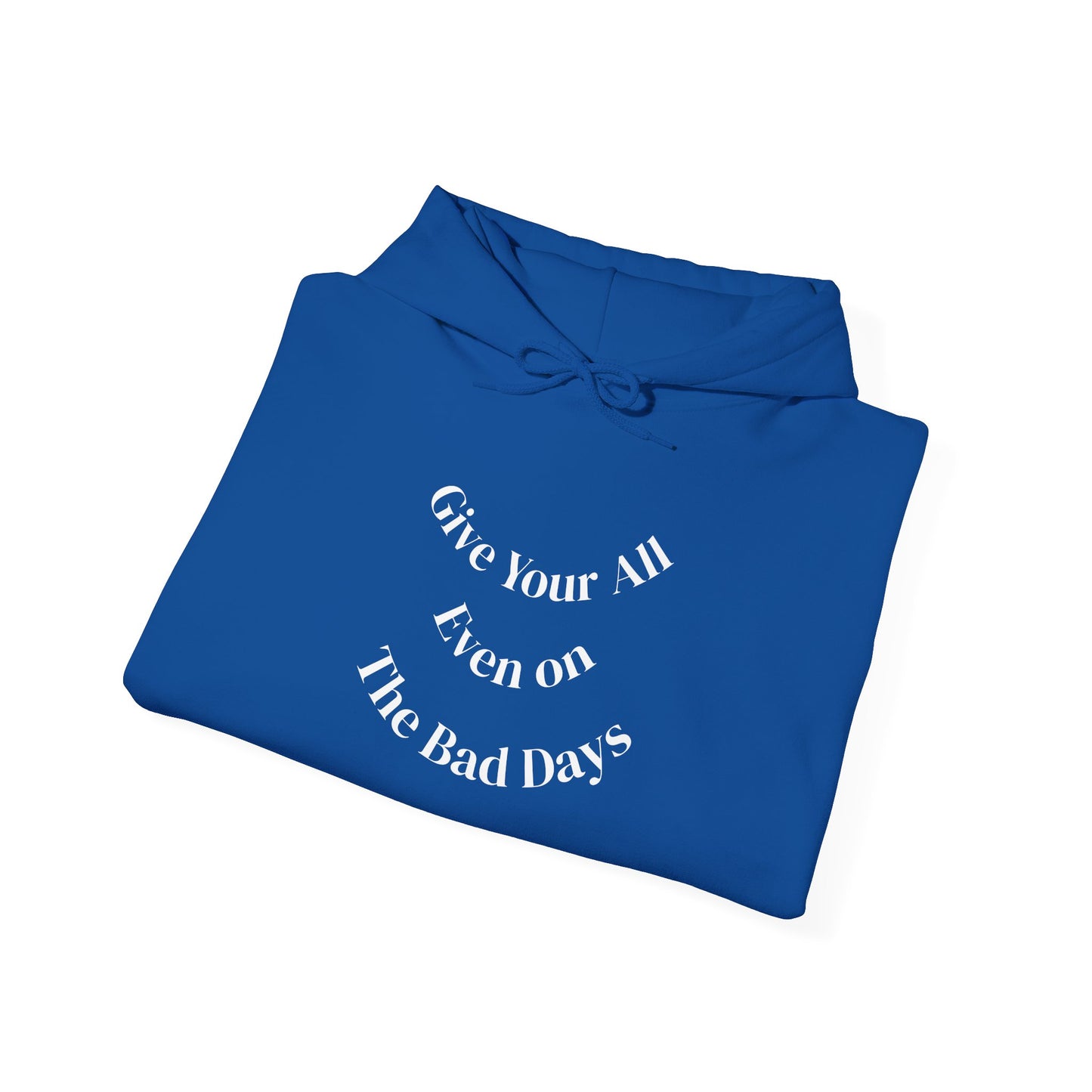 "Give Your All" Wavy Logo Hoodie