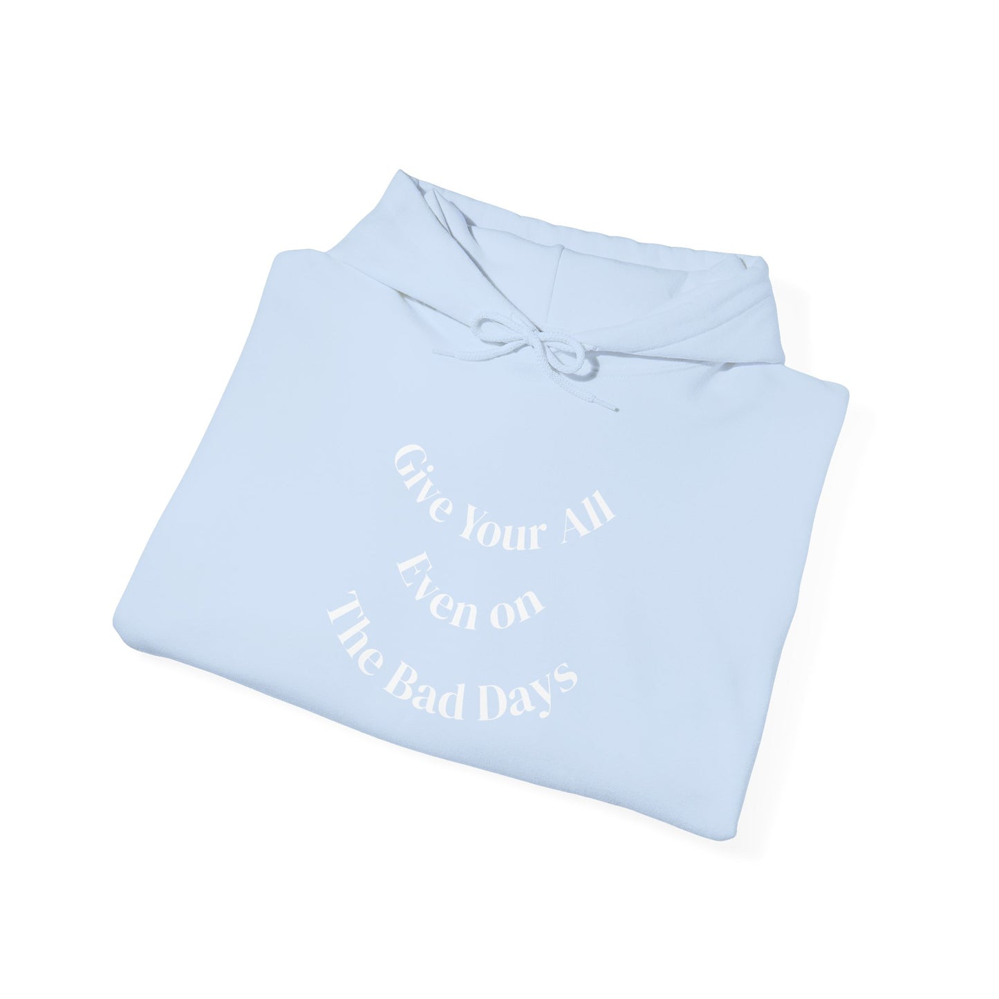 "Give Your All" Wavy Logo Hoodie