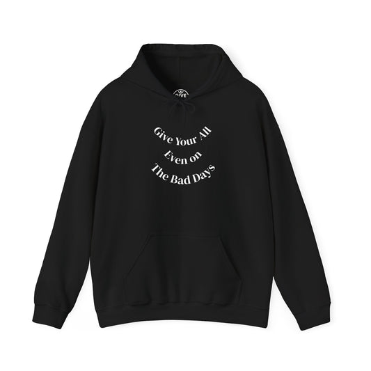 "Give Your All" Wavy Logo Hoodie