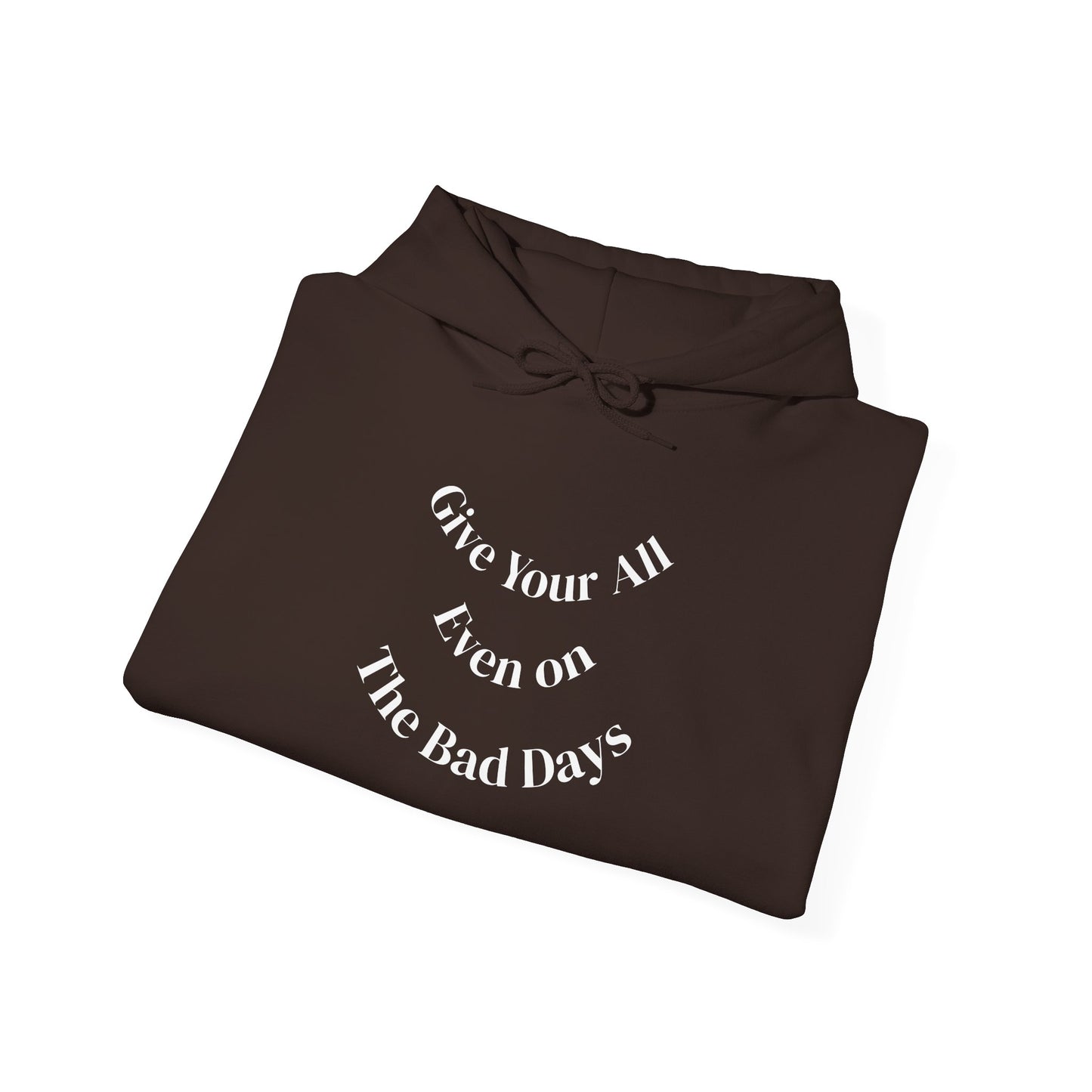 "Give Your All" Wavy Logo Hoodie